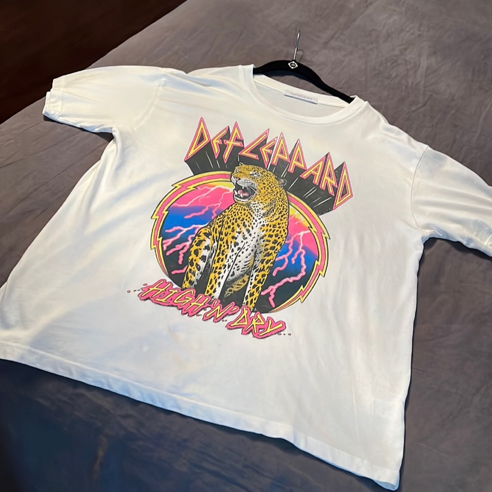 Def Leopard High and Dry tee